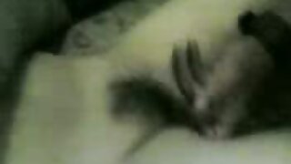 Գեղեցիկ թխահեր փոքրիկը հաճույքից հառաչում է, երբ նրան լիզում և ծակում են